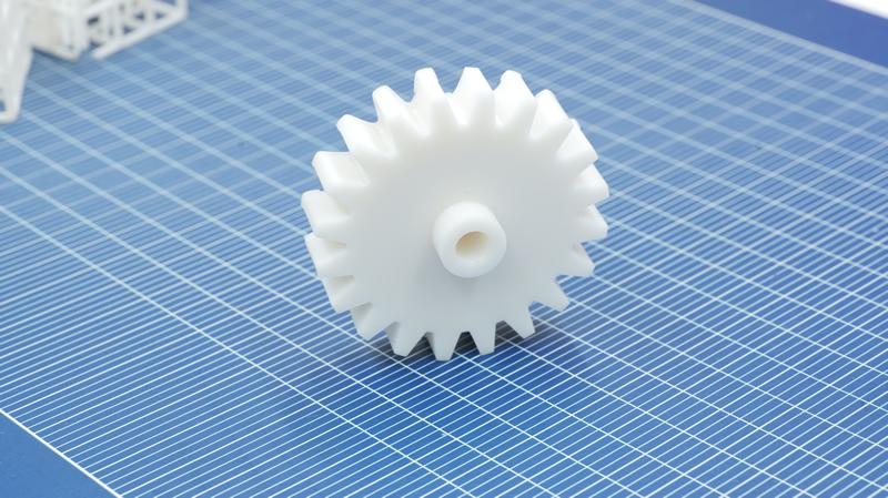The detail on prints such as this gear cog are very, very impressive 
