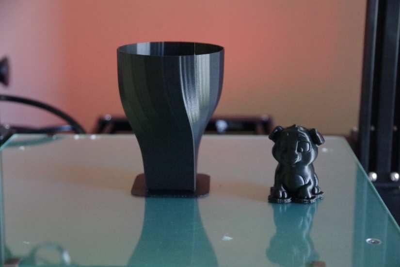 anet et5 pro 3d printer review - test prints