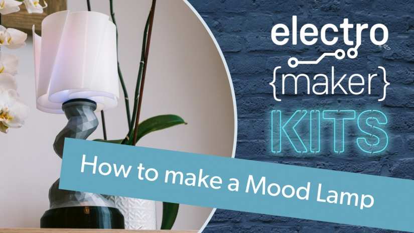 electromaker kits - diy 3d printable LED mood lamp