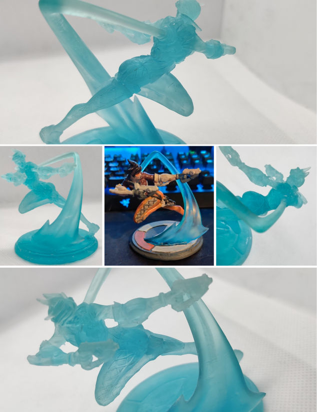 AnyCubic Photon Mono 3D Printer Review - Tracer Statuette Test print