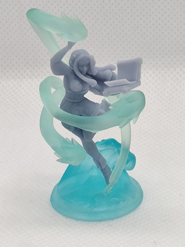 AnyCubic Photon Mono 3D Printer Review - Water Mage Sample Test Print