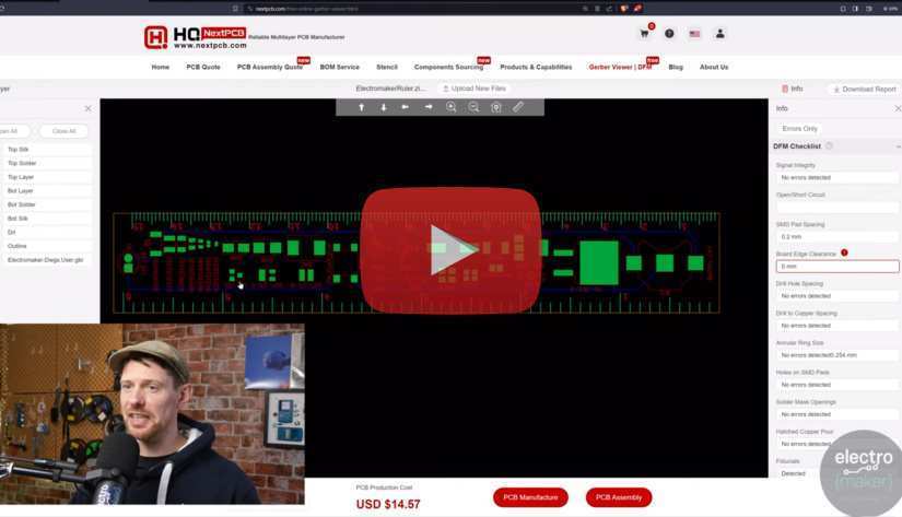 NextPCB's Online Gerber Viewer