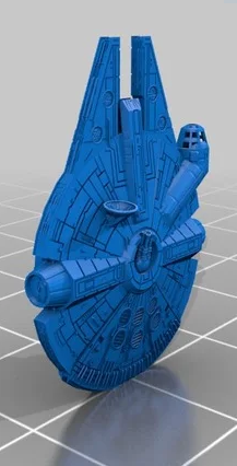 best 3d printable star wars models - millennium falcon cufflinks