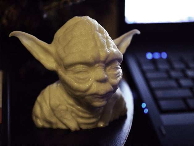 best 3d printable star wars models - yoda bust