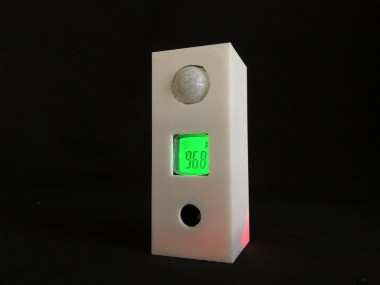 Best Electromaker Community Projects June 2021 Edition - Motion-activated door thermometer