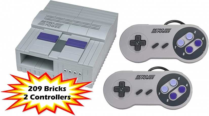 best raspberry pi 4 cases - snes retro brick lego