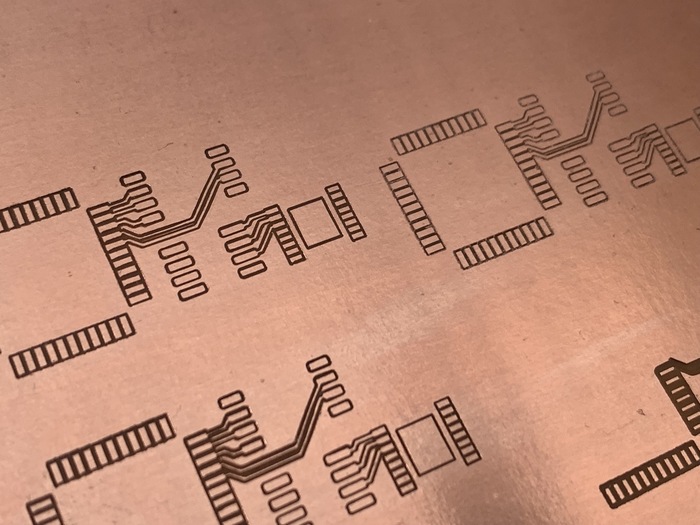 SMD components can be machined at home, but it takes great care!