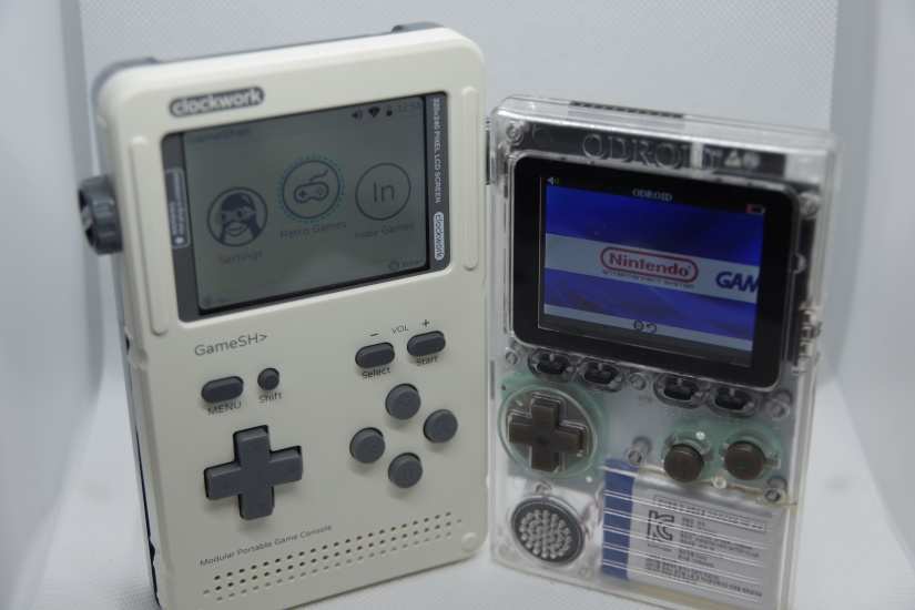 clockworkpi gameshell review - odroid go vs gameshell