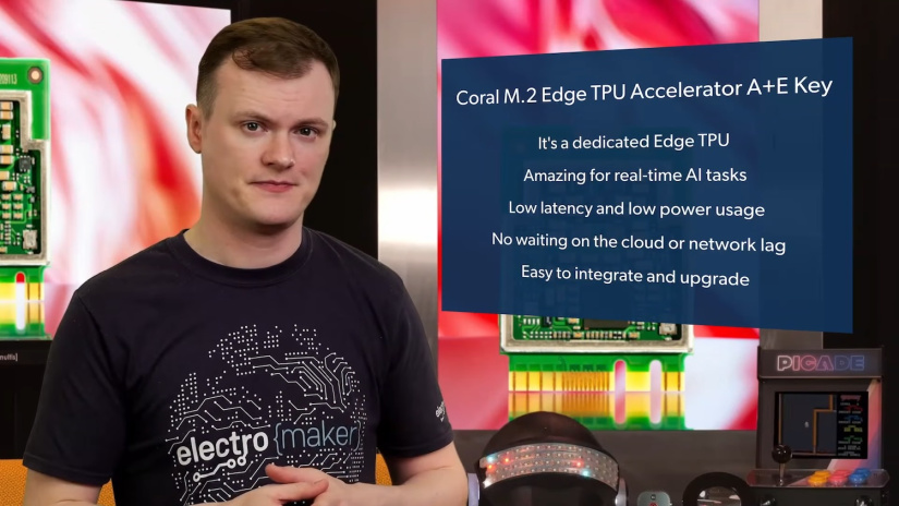 Coral M.2 Edge TPU Accelerator A+E Key - Key Features.