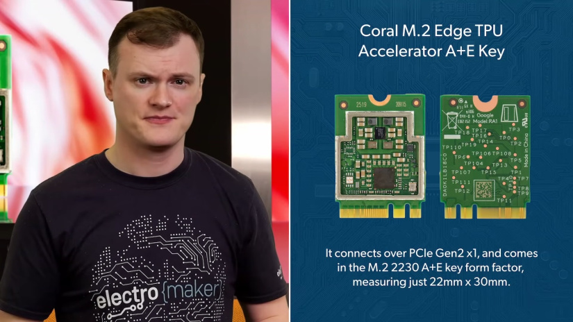 Coral M.2 Edge TPU Accelerator A+E Key - connectors