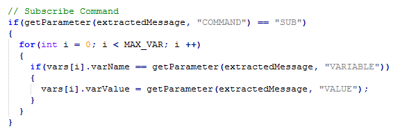 mqtt pub and sub - client sub