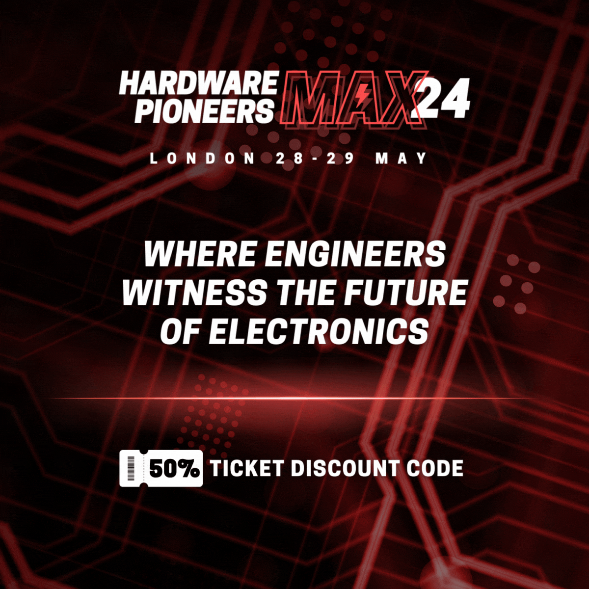 Hardware Pionners Max 2024 - promo code