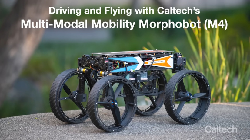 M4 Drives and Flies Around Caltech's Campus