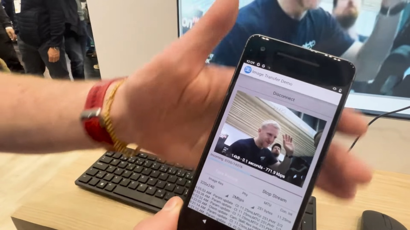 Nordic Wifi Transfer demo