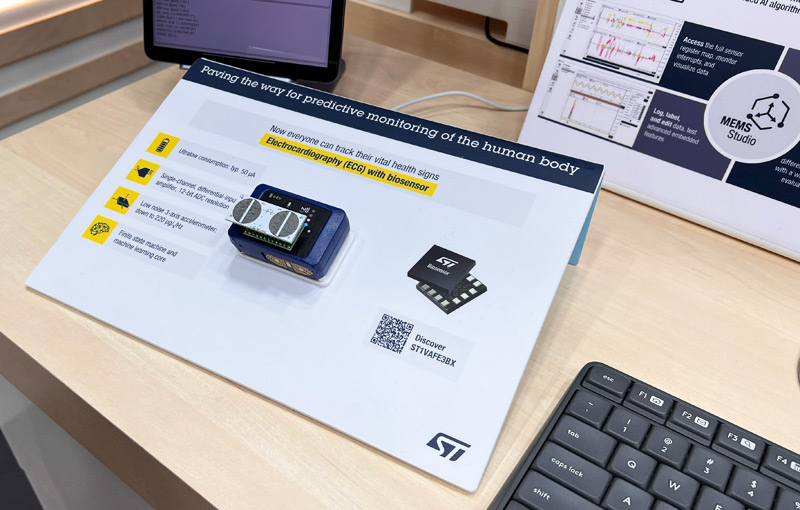 STmicro ECG with Biosensor