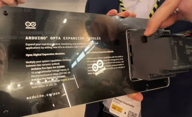 Mastering PLCs with Arduino's Opta at Embedded World 2024