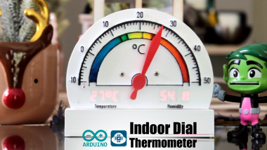 3d Printed Indoor Gauge Thermometer
