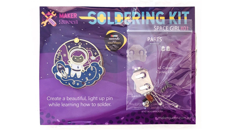 Space Girl Soldering Kit