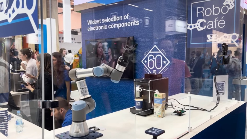 mouser robot coffee machine