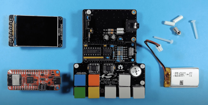 Multiplayer Doom on the Sparkfun Thing Plus Matter Board