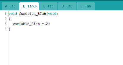 ESP32 Wireless Microcontroller as a General Purpose Processor Using the Arduino IDE - Contents of B_Tab