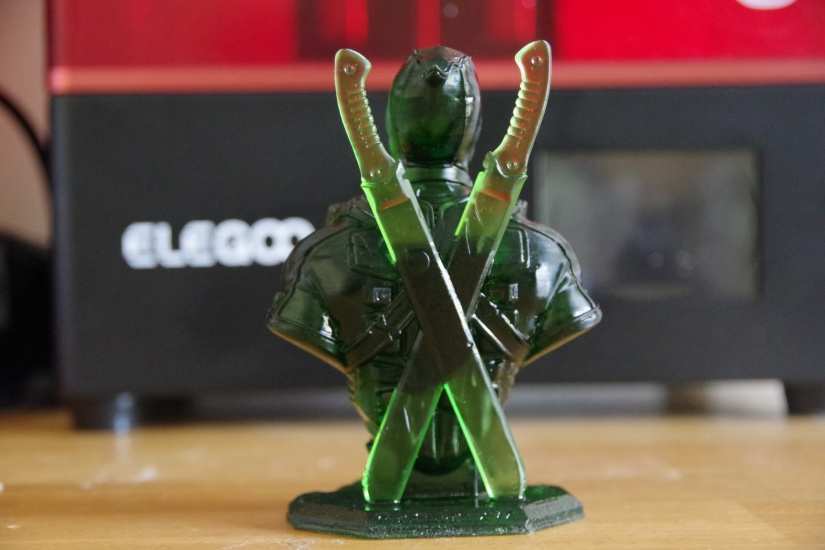 Elegoo Saturn 4K 3D Printer Review - Eastman Deadpool