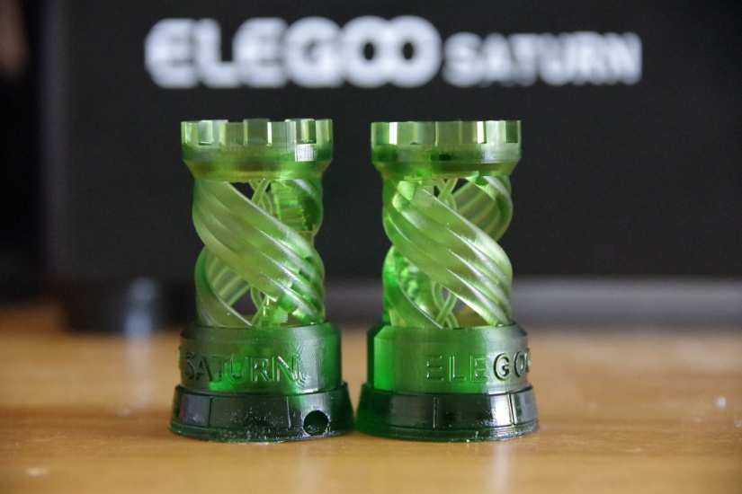 Elegoo Saturn 4K 3D Printer Review - Rook Test Print