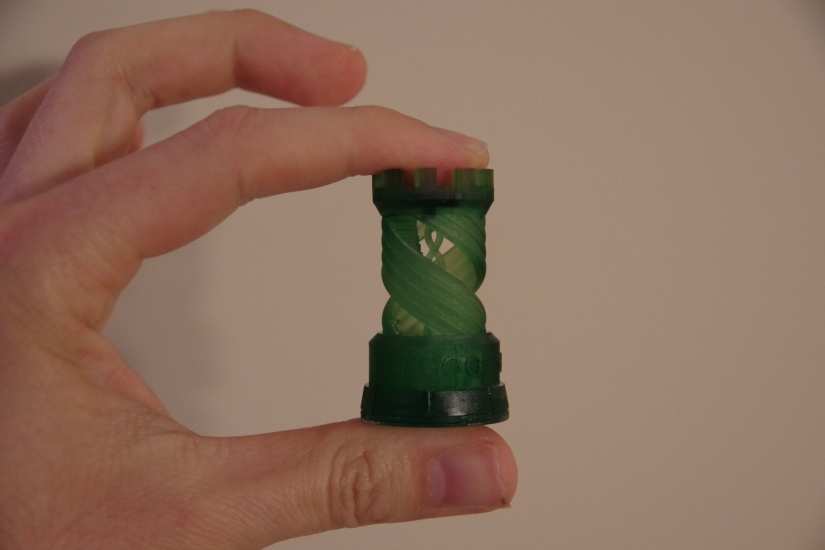 elegoo saturn review - elegoo rook test print