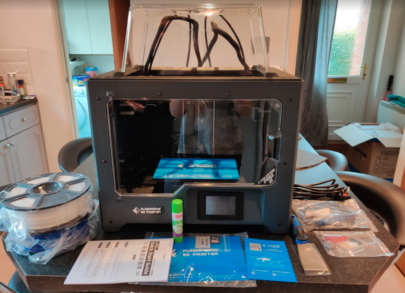Flashforge Creator Pro 2 3D Printer Review - unboxing assembly and setup