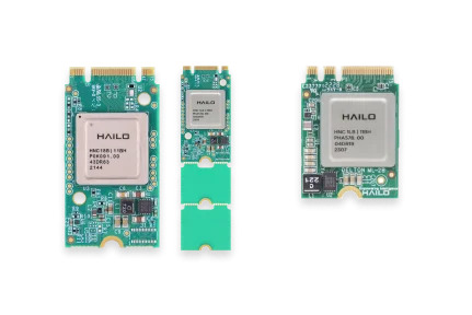 Hailo-8L AI accelerator modules in two M.2 form factors
