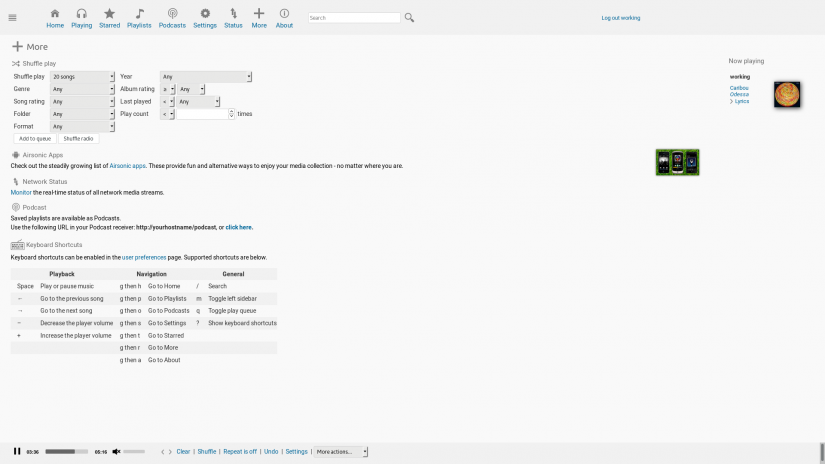 how to install airsonic on the raspberry pi - configure subsonic