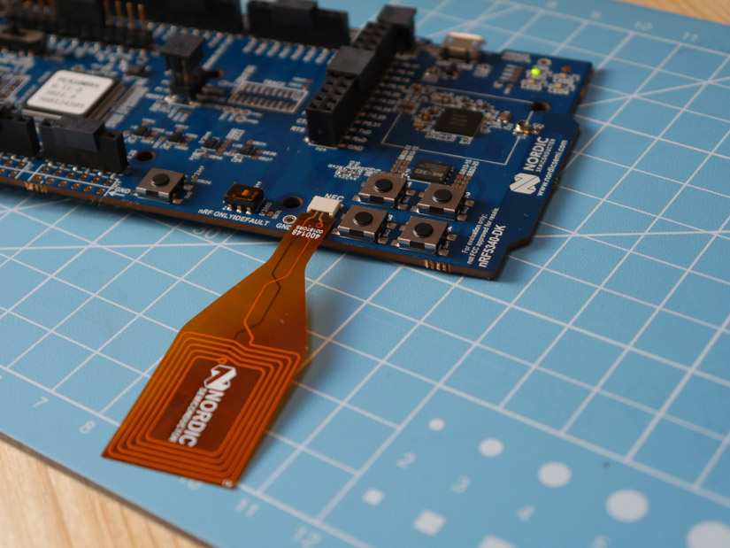nrf5340 NFC aerial