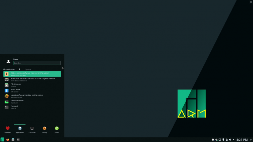 How to install Manjaro ARM on the RockPro64 - Manjaro ARM dektop KDE Plasma