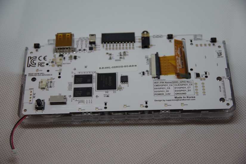 Odroid Go Advance Review - odroid go advance mainboard