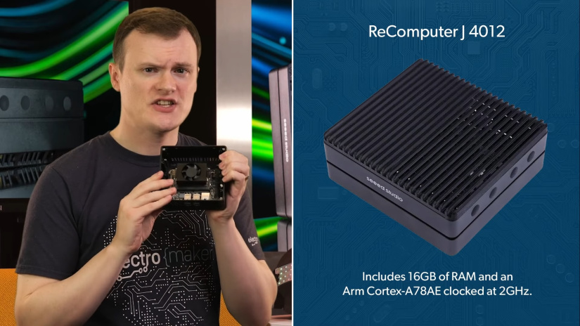 Recomputer J4012Includes 16gb of ram and arm cortex A78AE