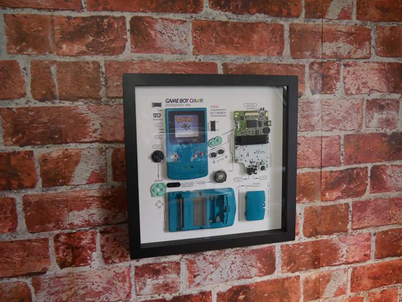 Xreart GameBoy Color Framed Artwork Personal Collection and Nostalgic Gift