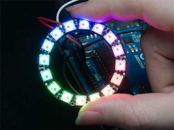 what is adafruit neopixels - rgb led ring light