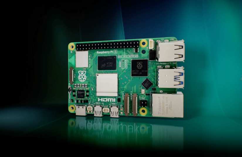 Raspberry Pi 5 3D Render