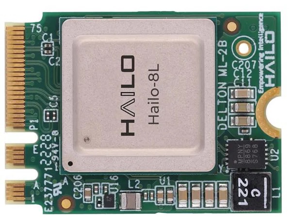 Compact Hailo-8L M.2 Key A+E 2230 AI acceleration module