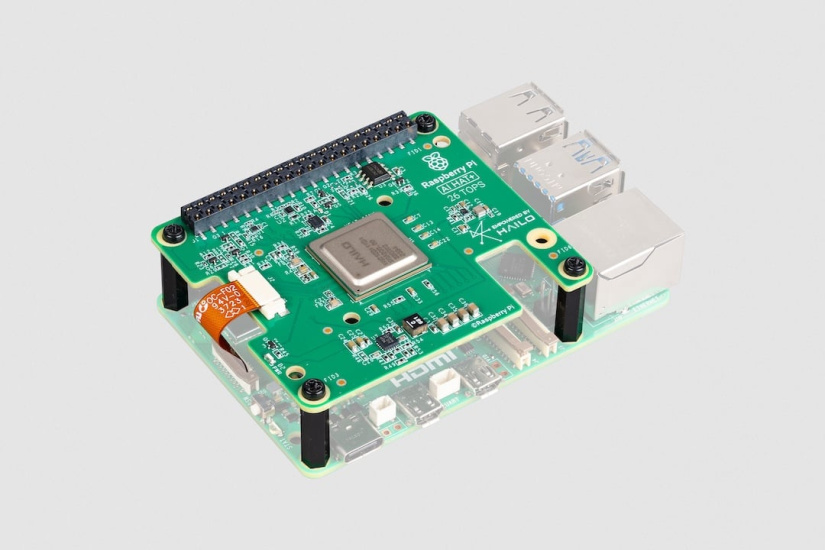 Raspberry Pi AI HAT+ with Hailo NPU for Raspberry Pi 5