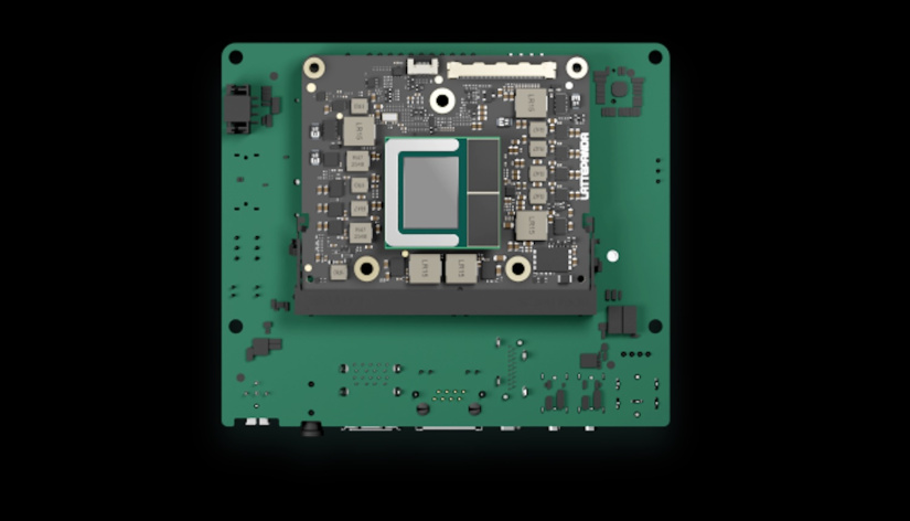 LattePanda Mu Ultra installed on the compact Mini Carrier Board