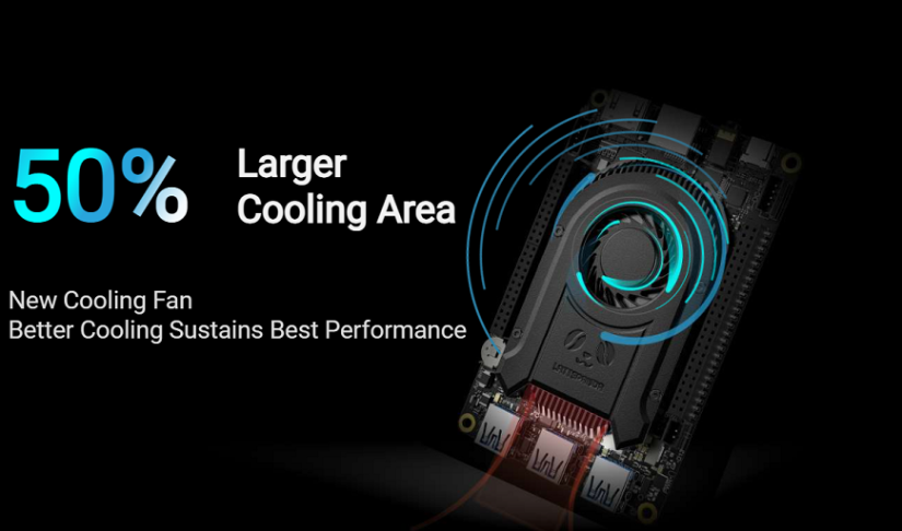The LattePanda 3 Delta offer 50% more cooling