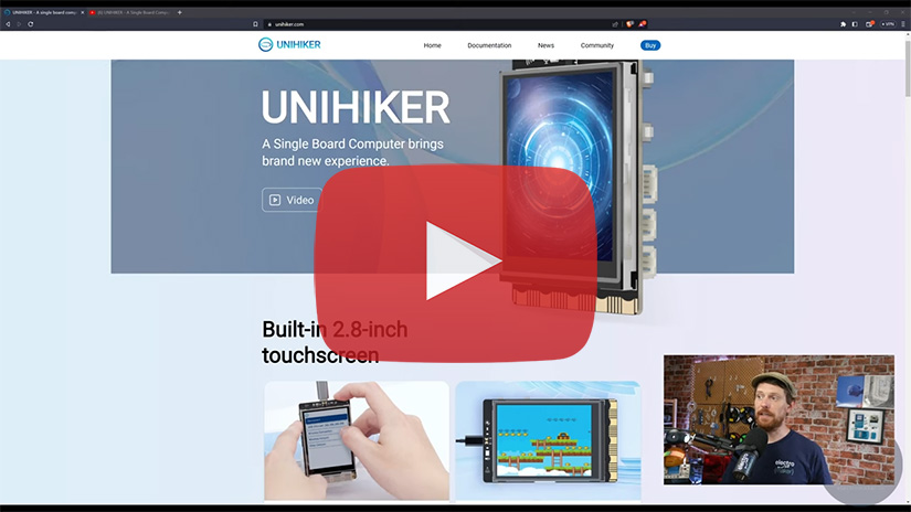 Unihiker Section on the Electromaker Show
