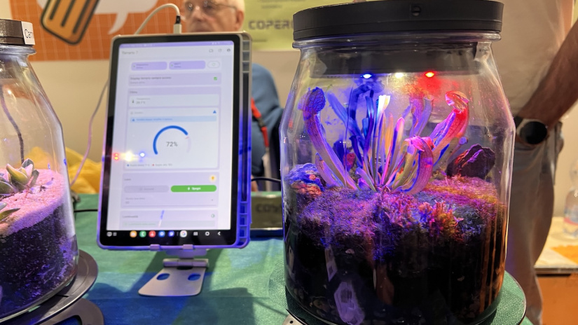 When electronics meets nature