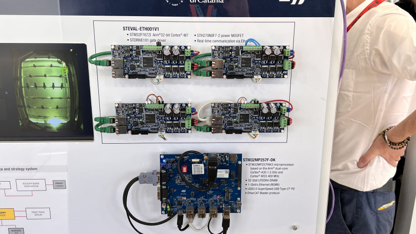 The hardware that controls the AI Foosball table