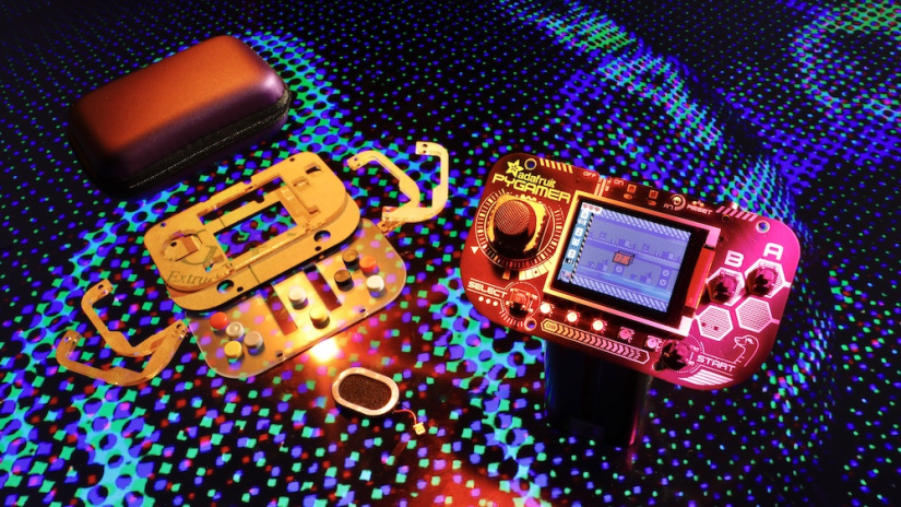 Adafruit pygamer starter kit unboxed