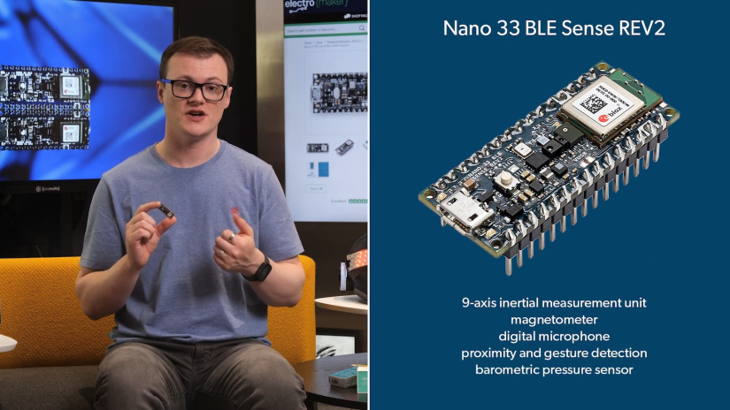 Arduino Nano 33 BLE Sense REV2 Sensors