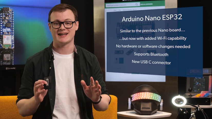 Arduino Nano ESP32 new features