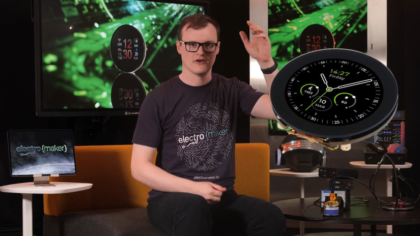 Seeed Studio's Round Display for XIAO watch face