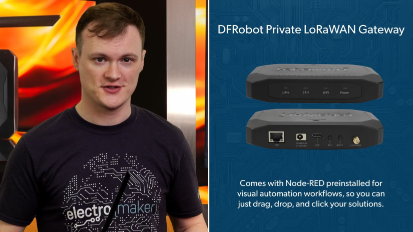DFRobot Private LoRaWAN Gateway Node Red